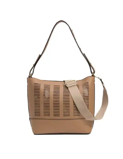 [PR/00052] Bolso piel mujer marrón